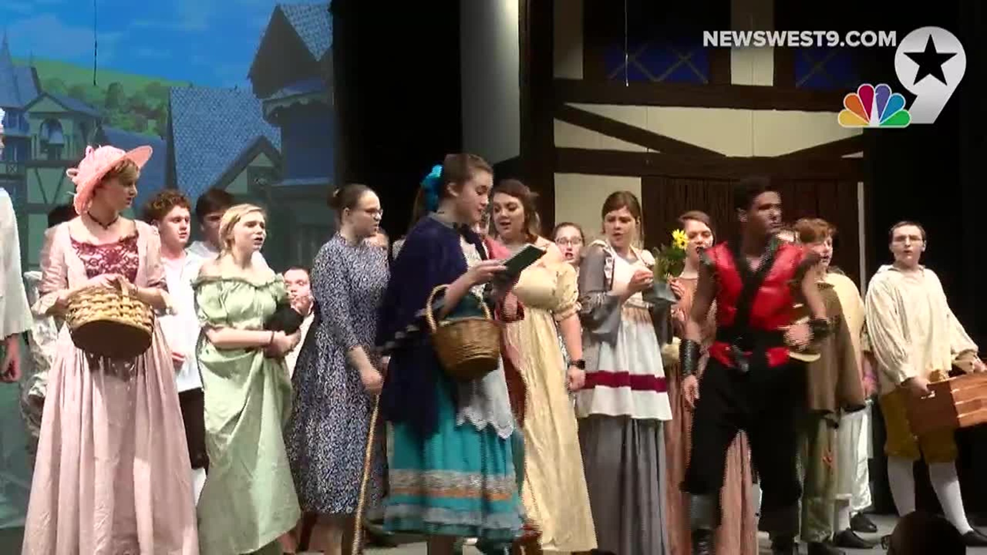 Behind the Curtain-Beauty and the Beast at Midland Christian