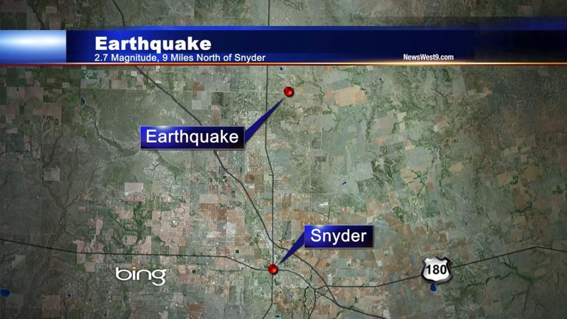 Small earthquake reported in West Texas