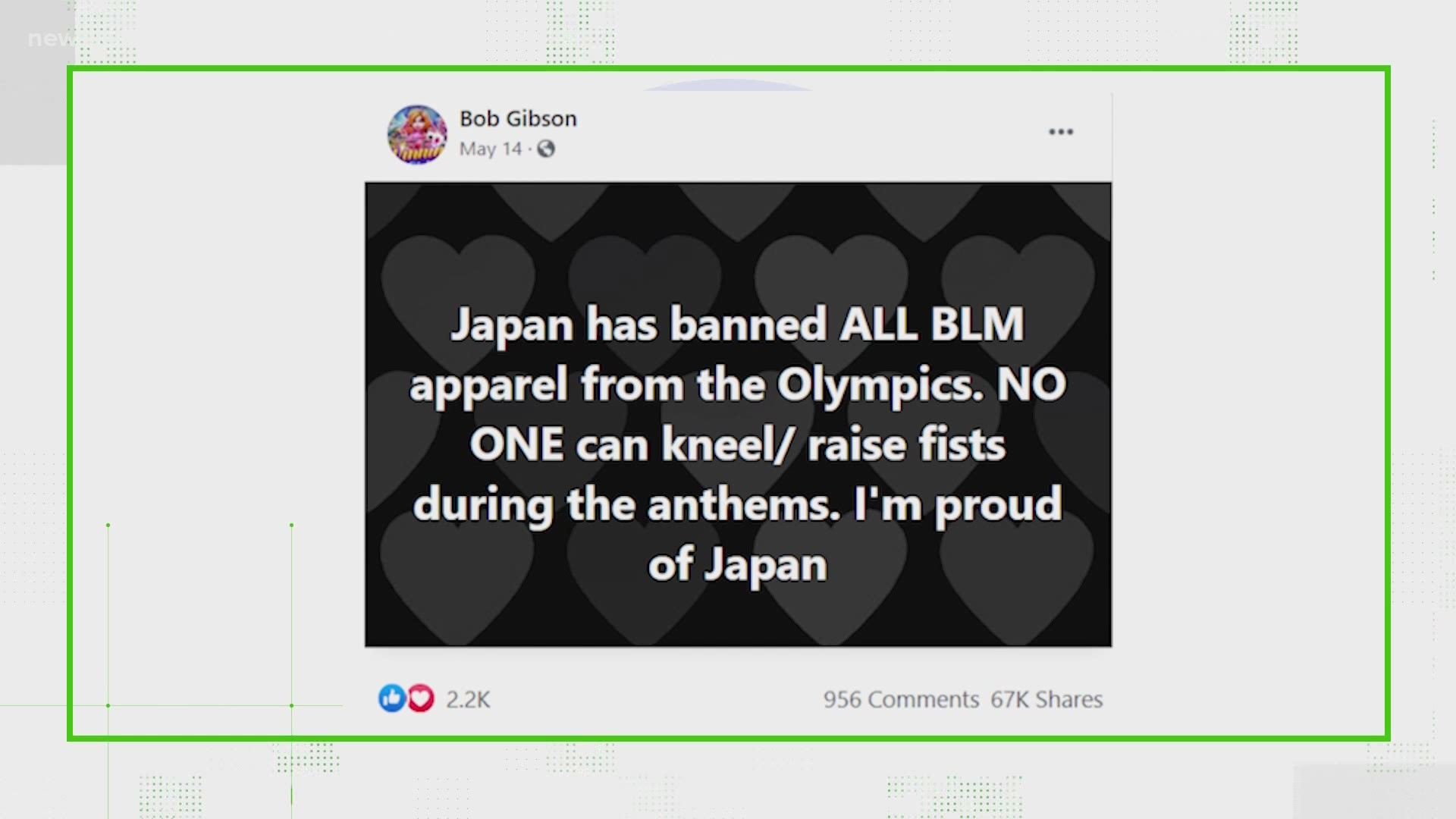 While certain displays are not allowed during the Olympics, that is not the decision of Japan.