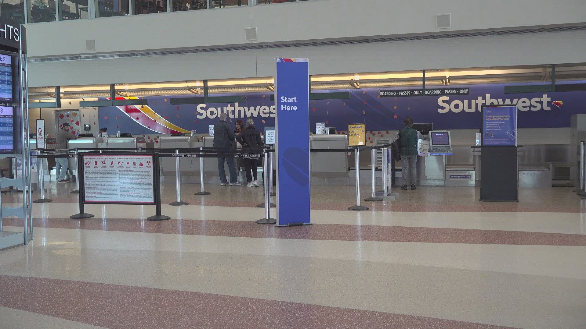 If anyone is flying out of the Midland International Air & Space Port, expect Tuesday and Wednesday to be the busiest days of the week.