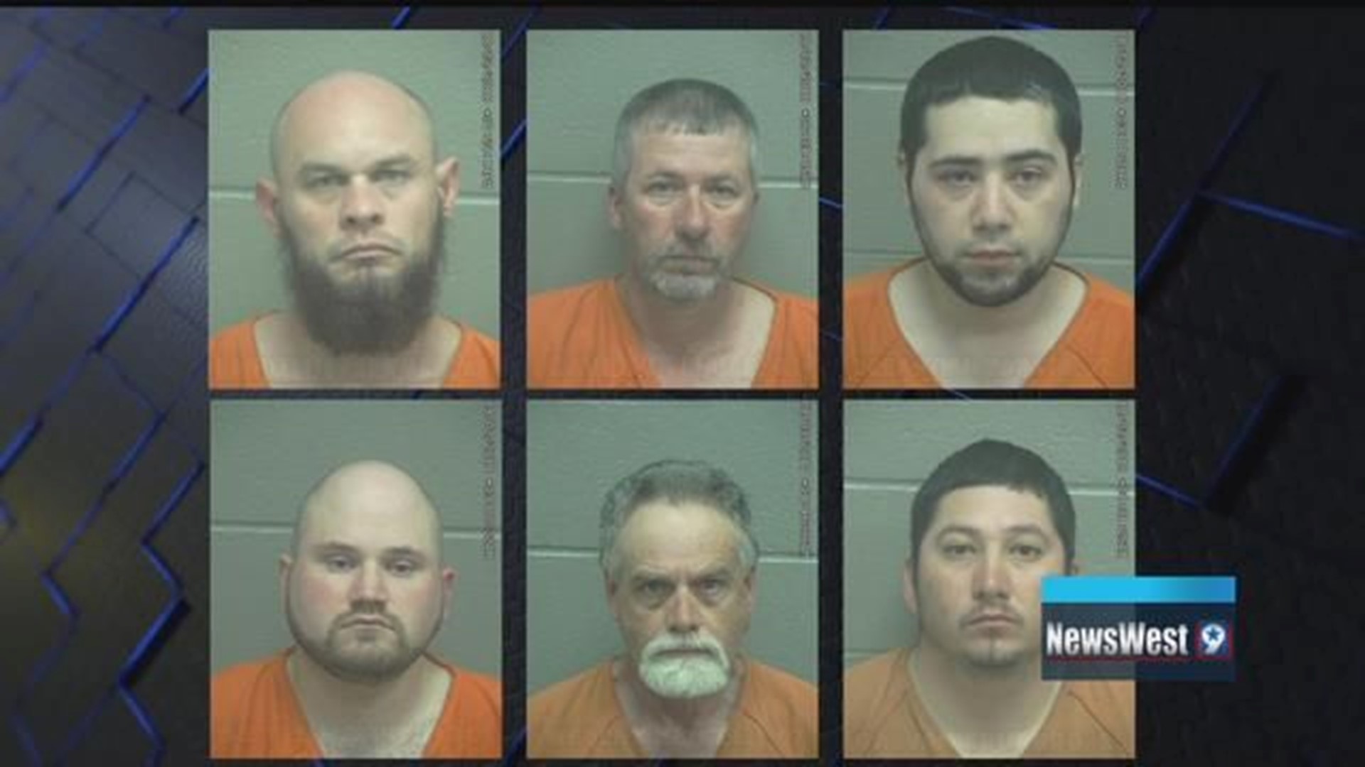 6 men charged with sex crimes after weekend sting operation in Midland