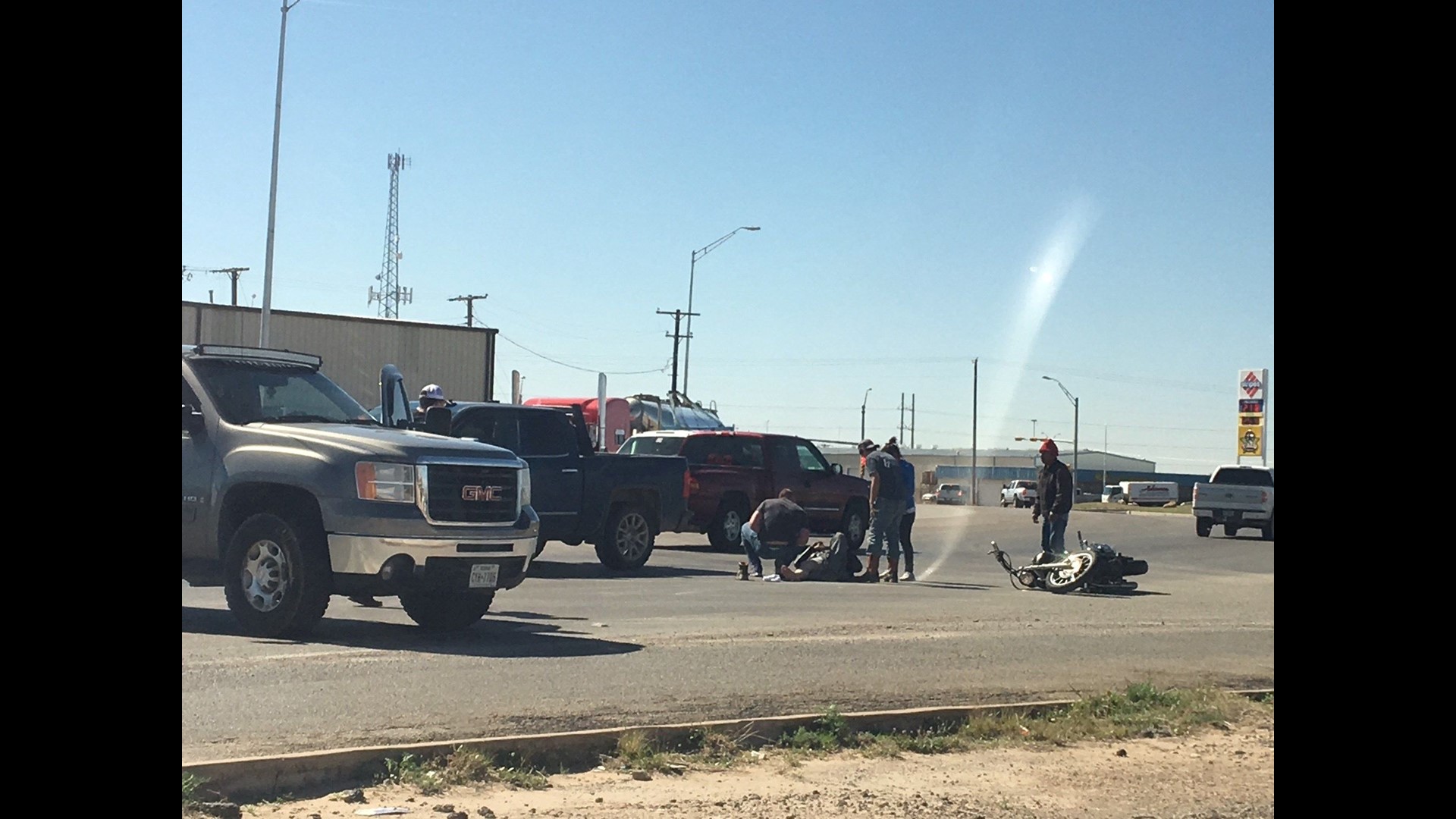 Motorcycle accident reported on Kermit Highway in Odessa