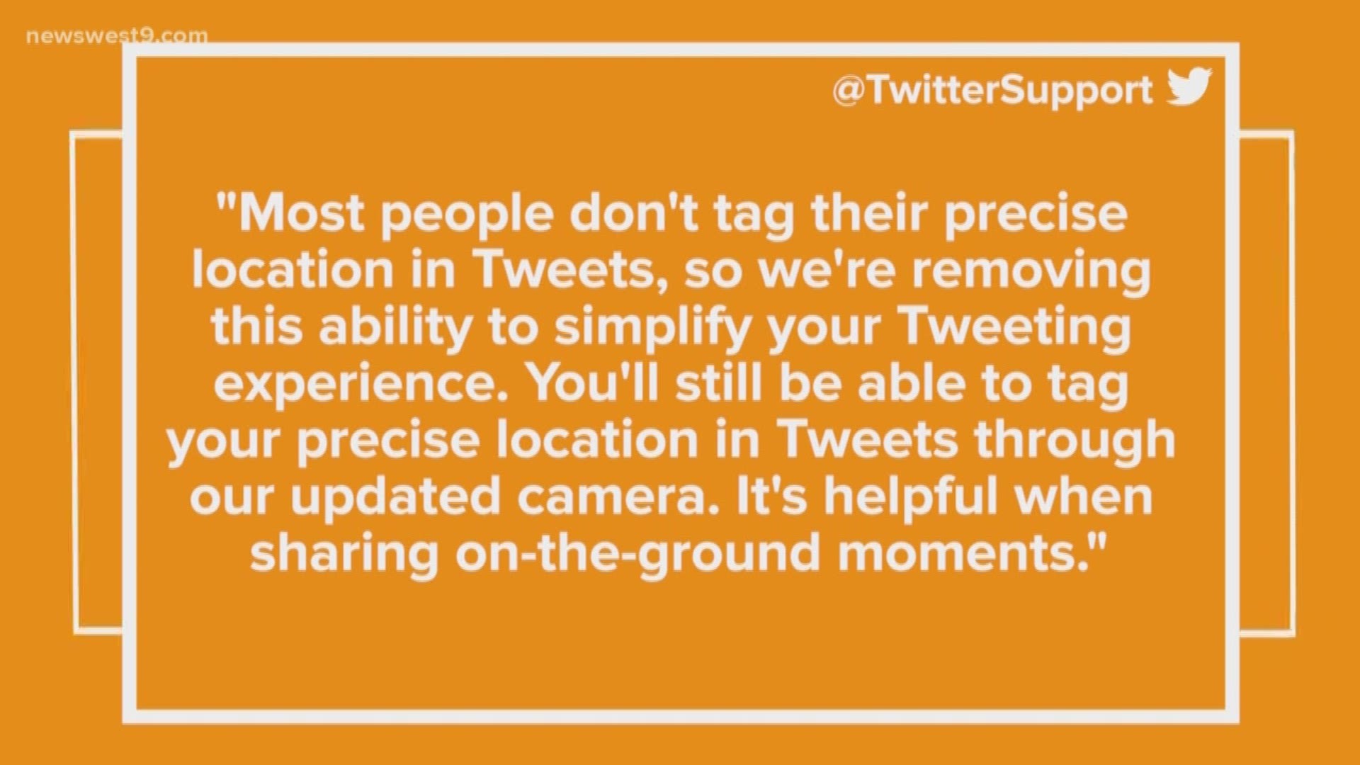 Twitter announced they will be dropping their precise location feature.
