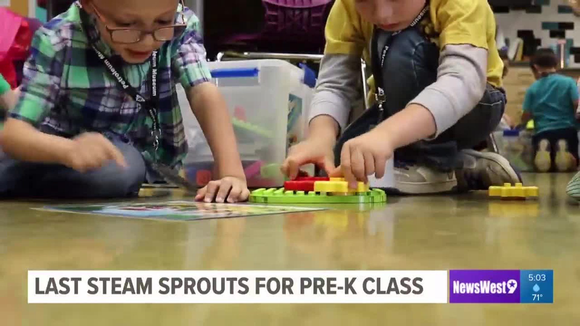 STEAM sprouts program for Pre-K class
