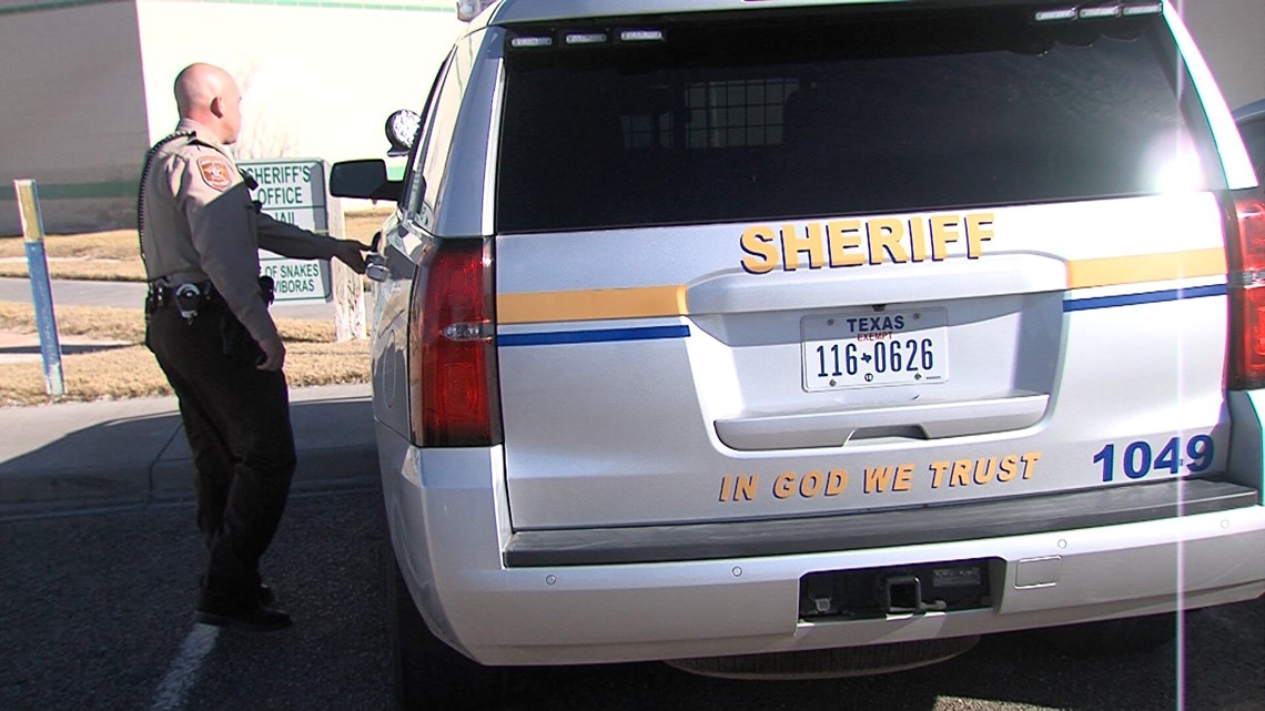 "In God We Trust" decals for Ector County Sheriff's Office