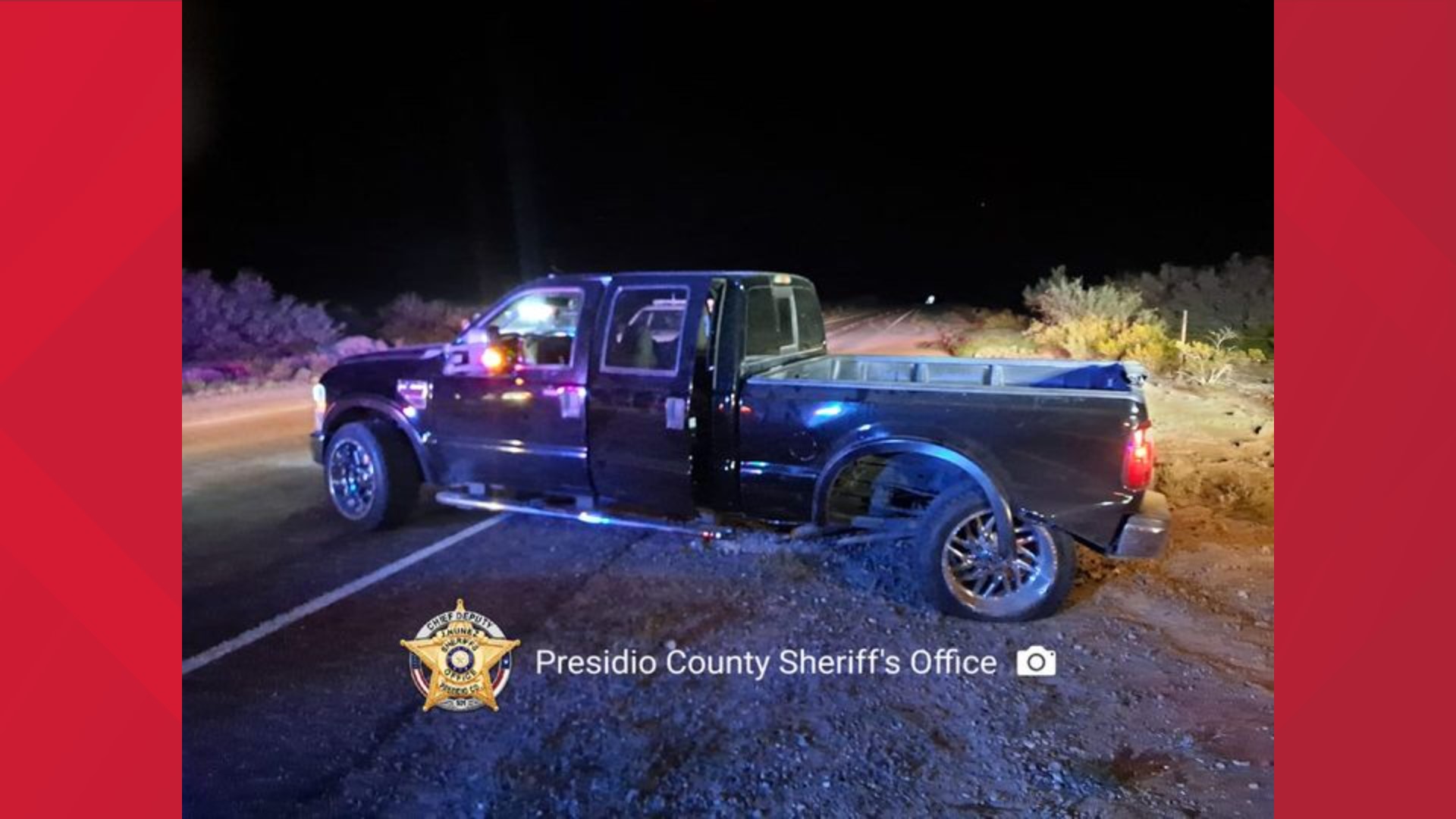 Presidio County Sheriff's Office arrests individual after high speed