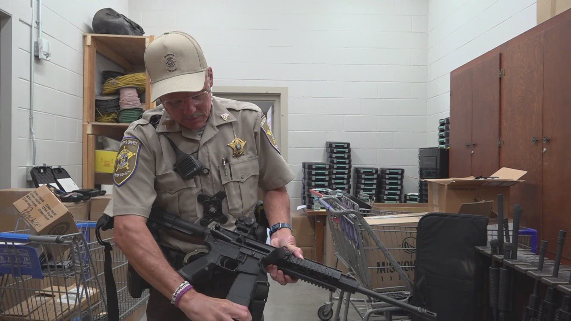 "When the mass shooting happened, before we had probably less than half of the vehicles we have now," said Mike Griffis, Ector County sheriff.