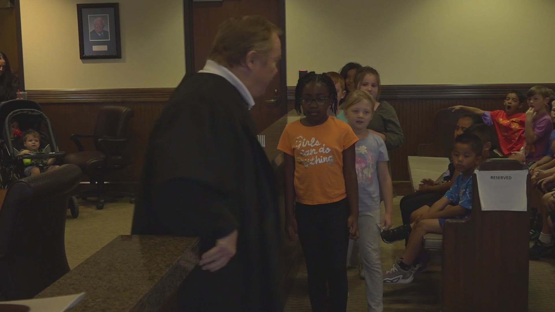 "As a child of MISD for 12 years, I remember going to the old courthouse and remember how fun it was to meet the judges," said Judge Jeff Robnett.