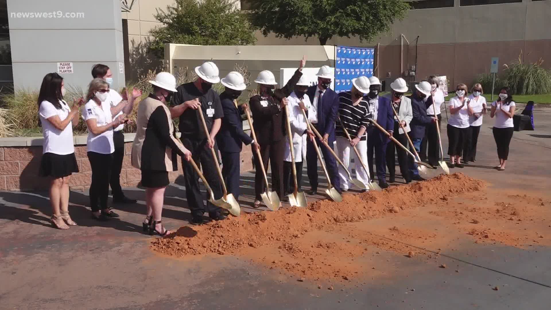 ORMC broke ground on their west campus renovations on Wednesday