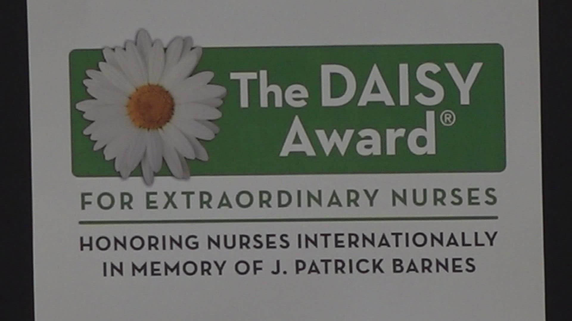 This award recognizes nurses who have devoted their life's work to the compassionate care of others.