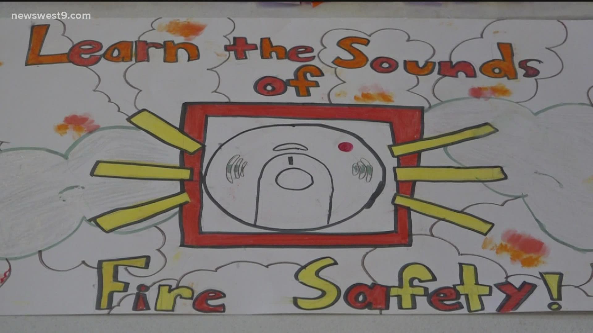 Students submit fire safety posters to Prevention First contest