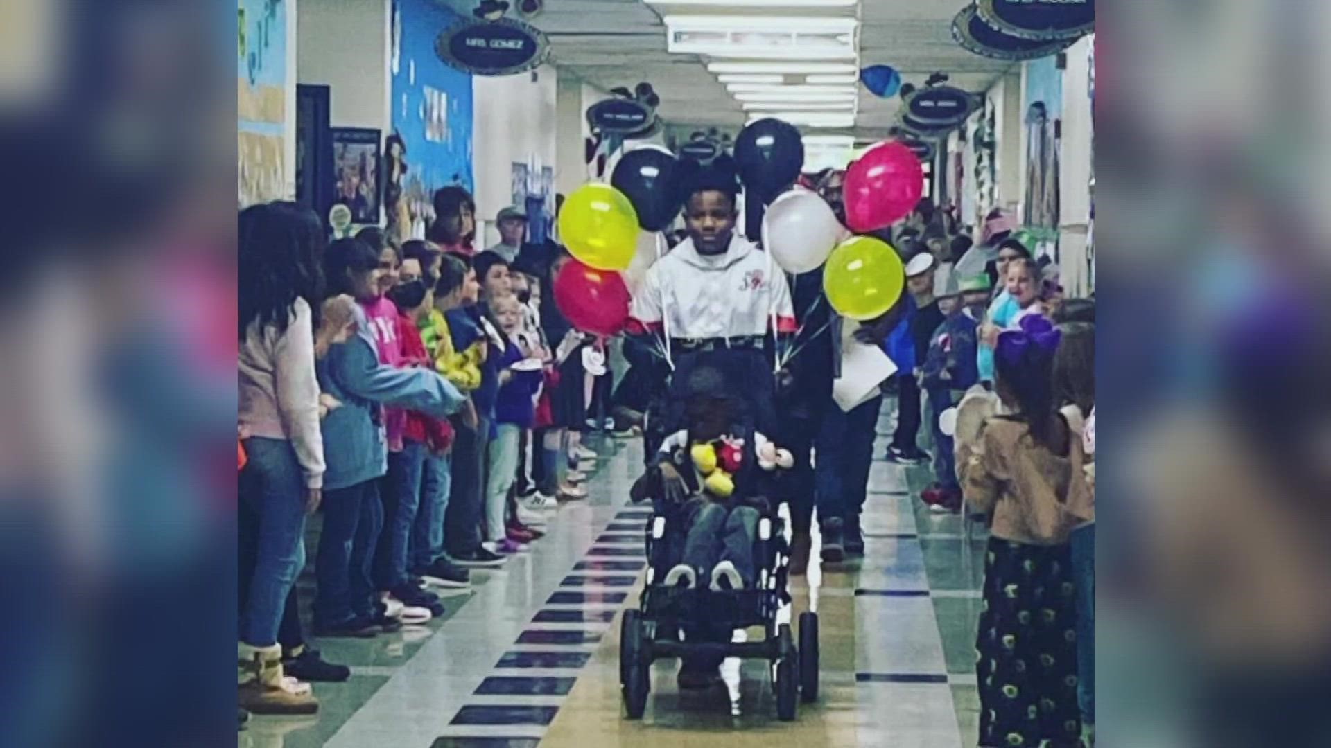 Calvin's teachers and classmates say he's a friendly and kind boy who loves Mickey Mouse, so getting to send him to Disney World was a dream come true.