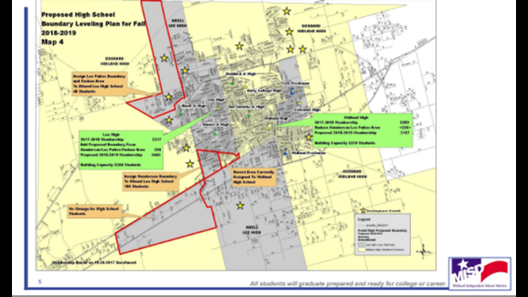 Midland Isd District Map Midland Isd Proposed Secondary School Boundary Changes Gets Number Of  Responses From Community | Newswest9.Com