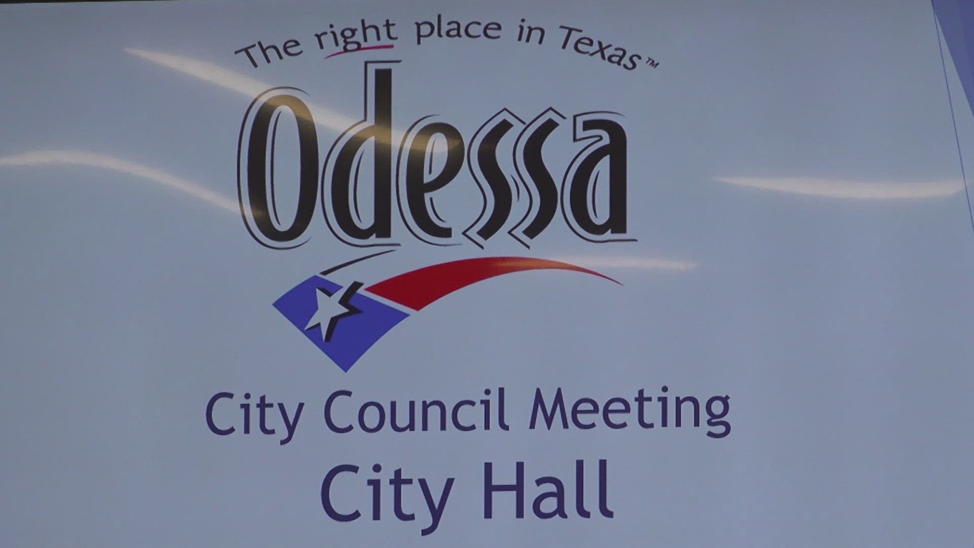 Odessa Mayor Cal Hendrick, Councilmember-at-large Craig Stoker, Councilman Eddie Mitchell and Stephen Thompson were administered the oath of office.