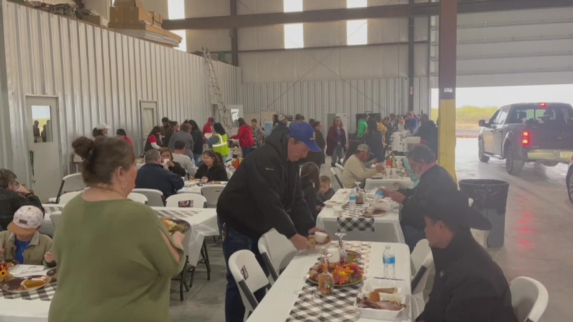 Several organizations offered free meals for those around the Permian Basin.