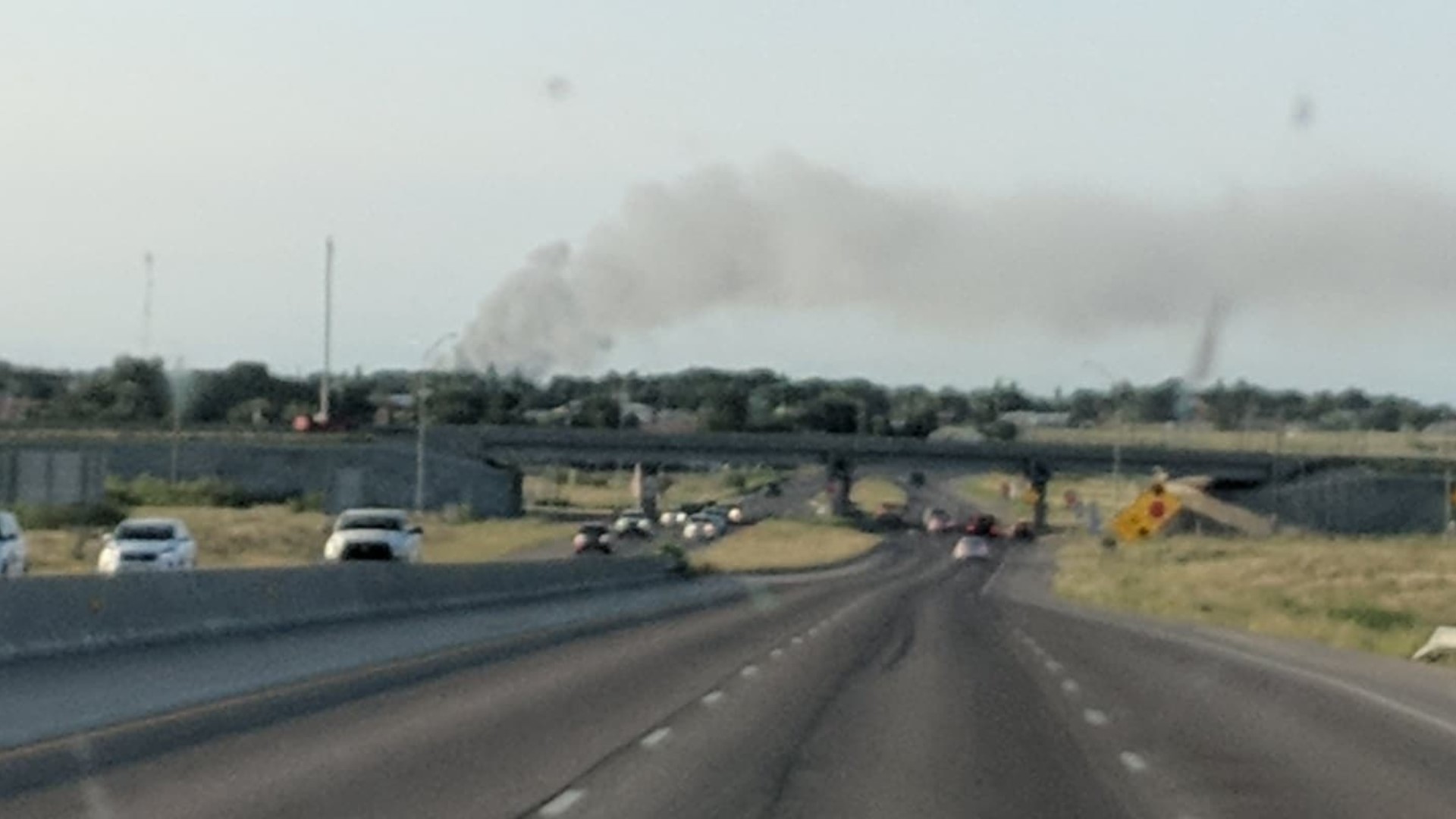 Emergency services respond to landfill fire in Midland