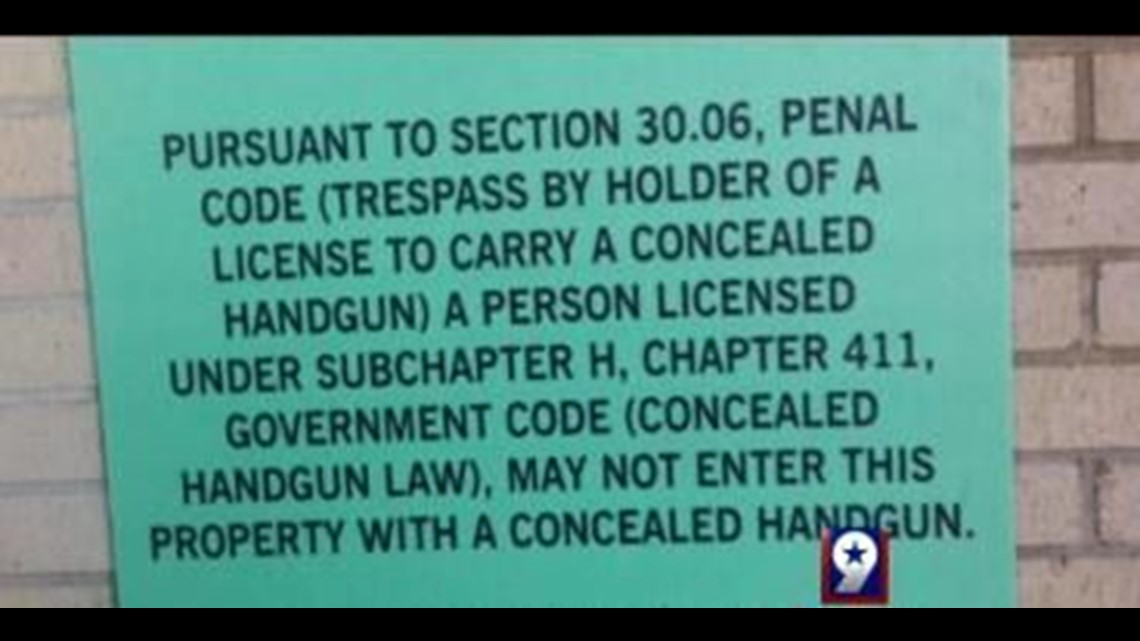 Midland Park Mall Bans Concealed Handguns