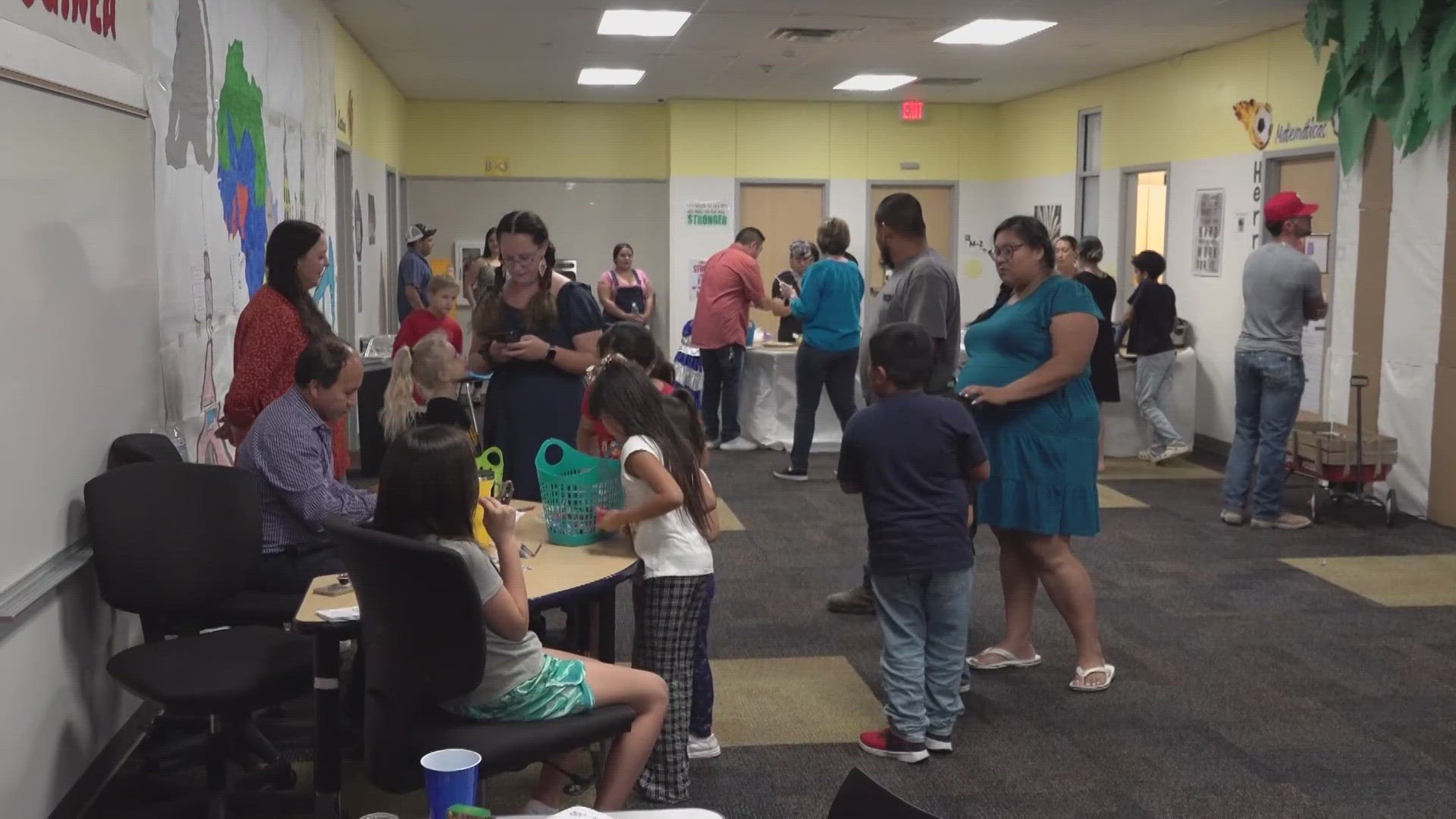 Students, families and staff got together to learn about Hispanic culture in a fun way.