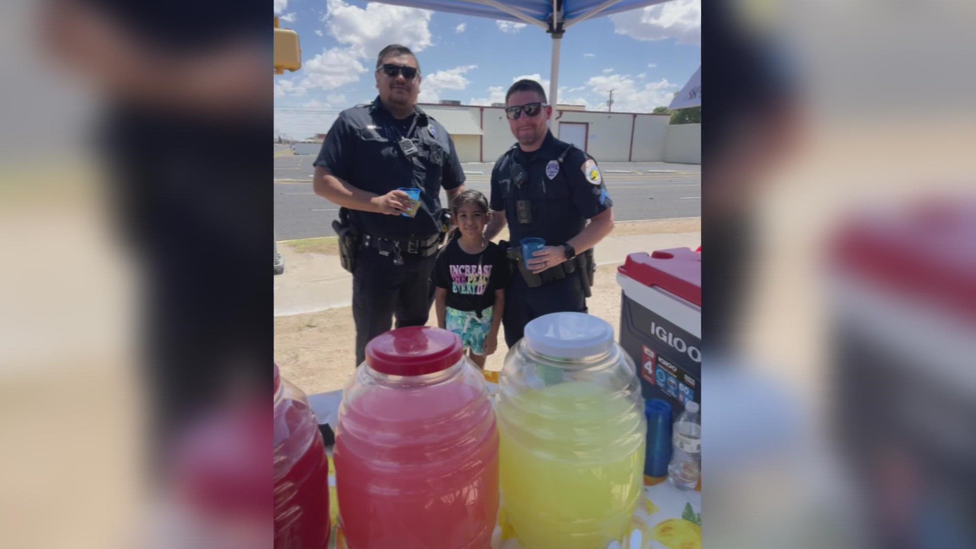After starting her own Snow Cone stand, Genalyah wants to become and Odessa Police Officer