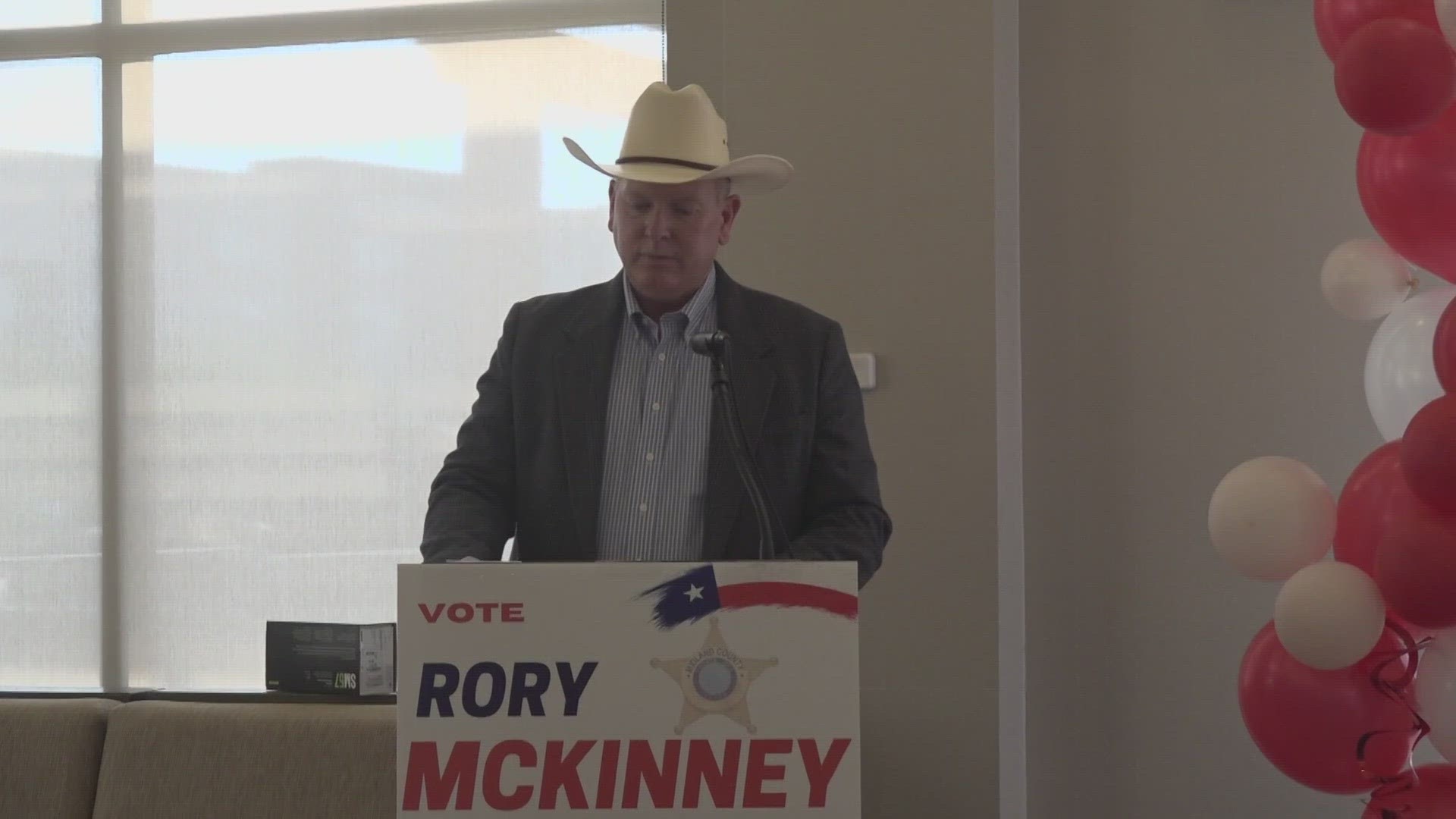 McKinney made a formal campaign announcement at an event Friday night.