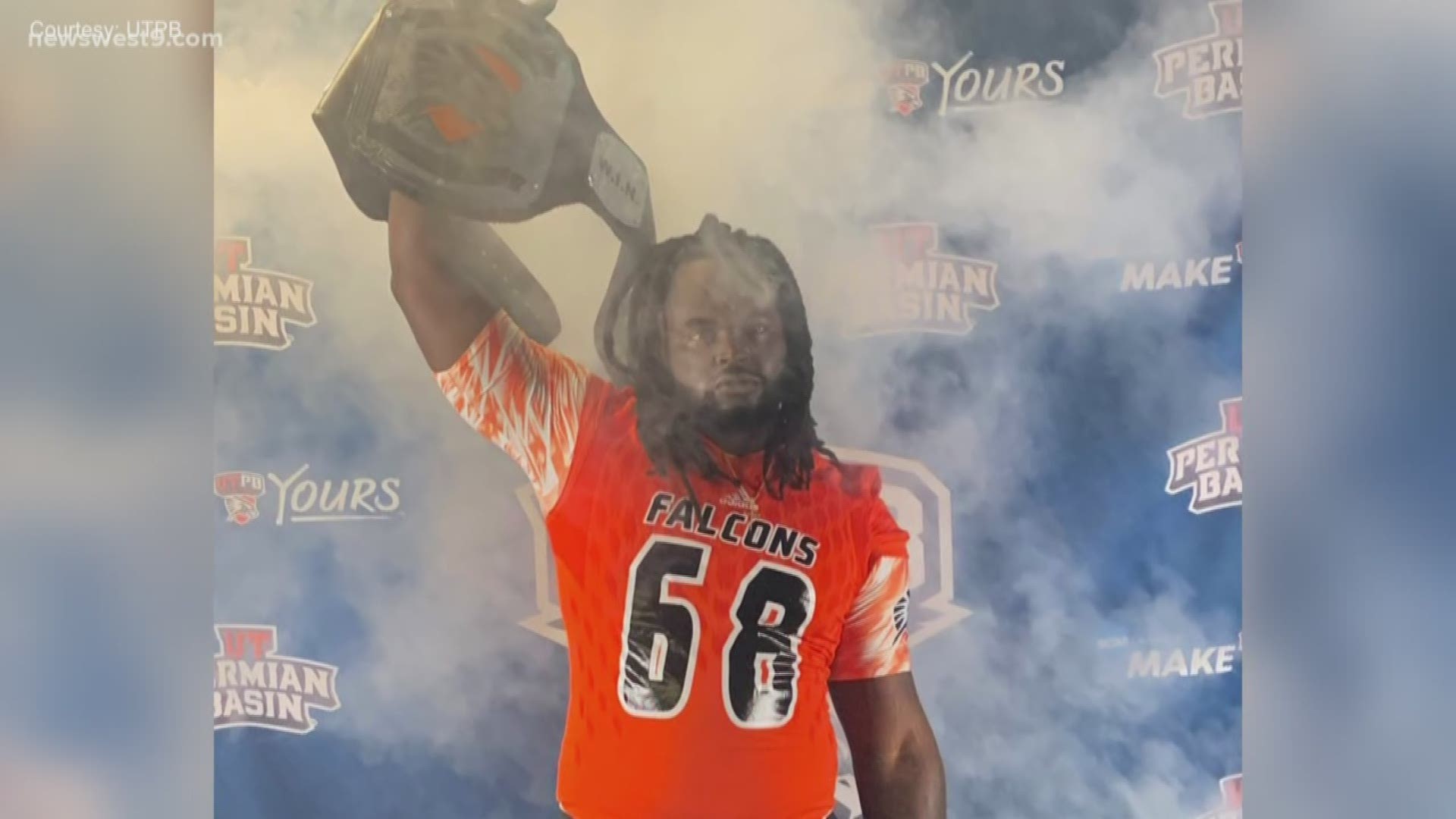 UTPB Football's new top-ranked offensive lineman, Desmond Bland, explains the differences between JUCO and a 4-year college football experience.