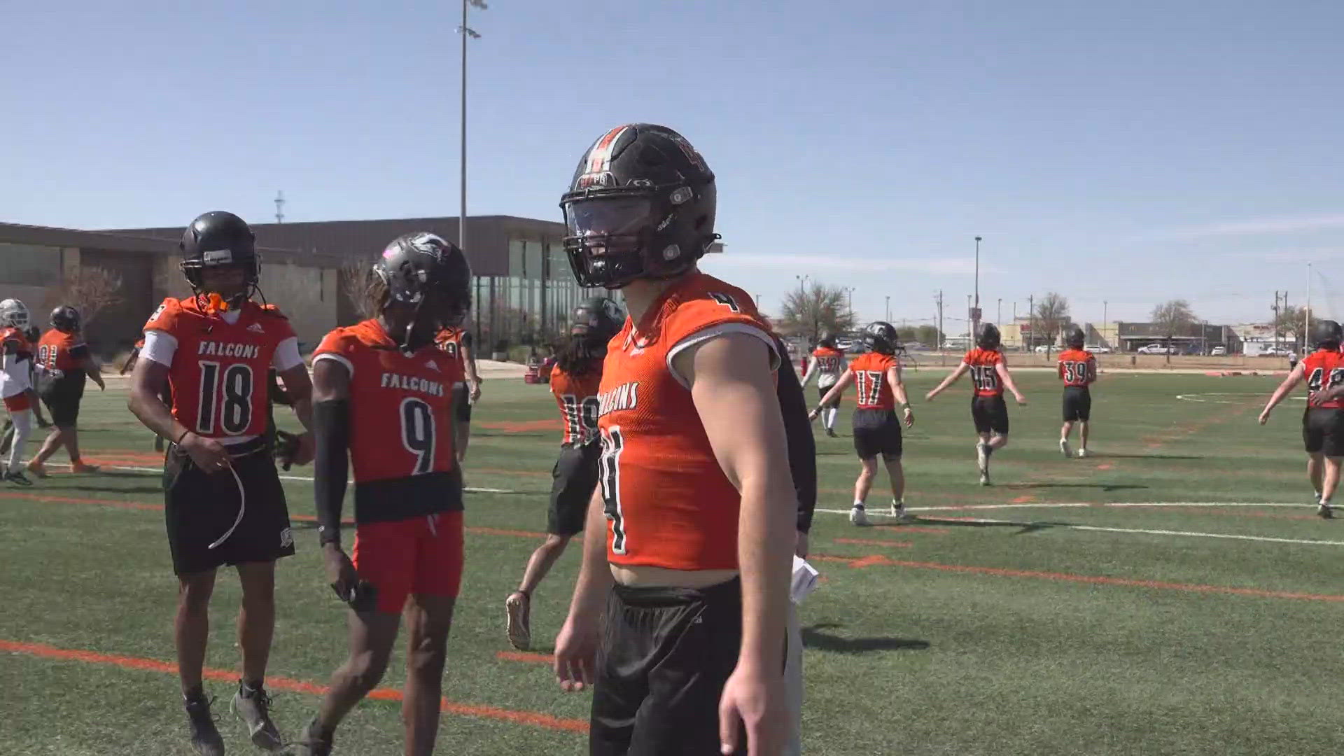 It was Lone Star Conference Media Day on Thursday, and the Falcons came back with some hardware.