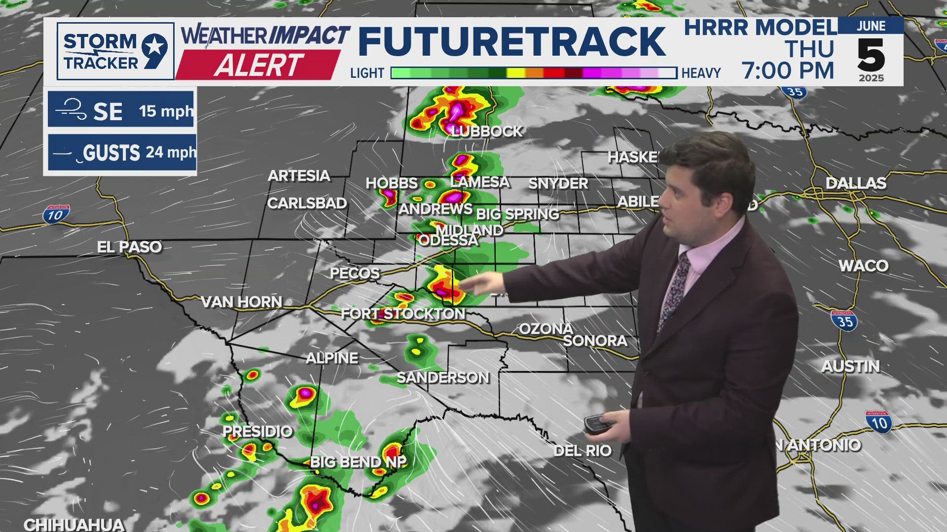 Strong to Severe Storms possible into the Permian Basin | West Texas Forecast
