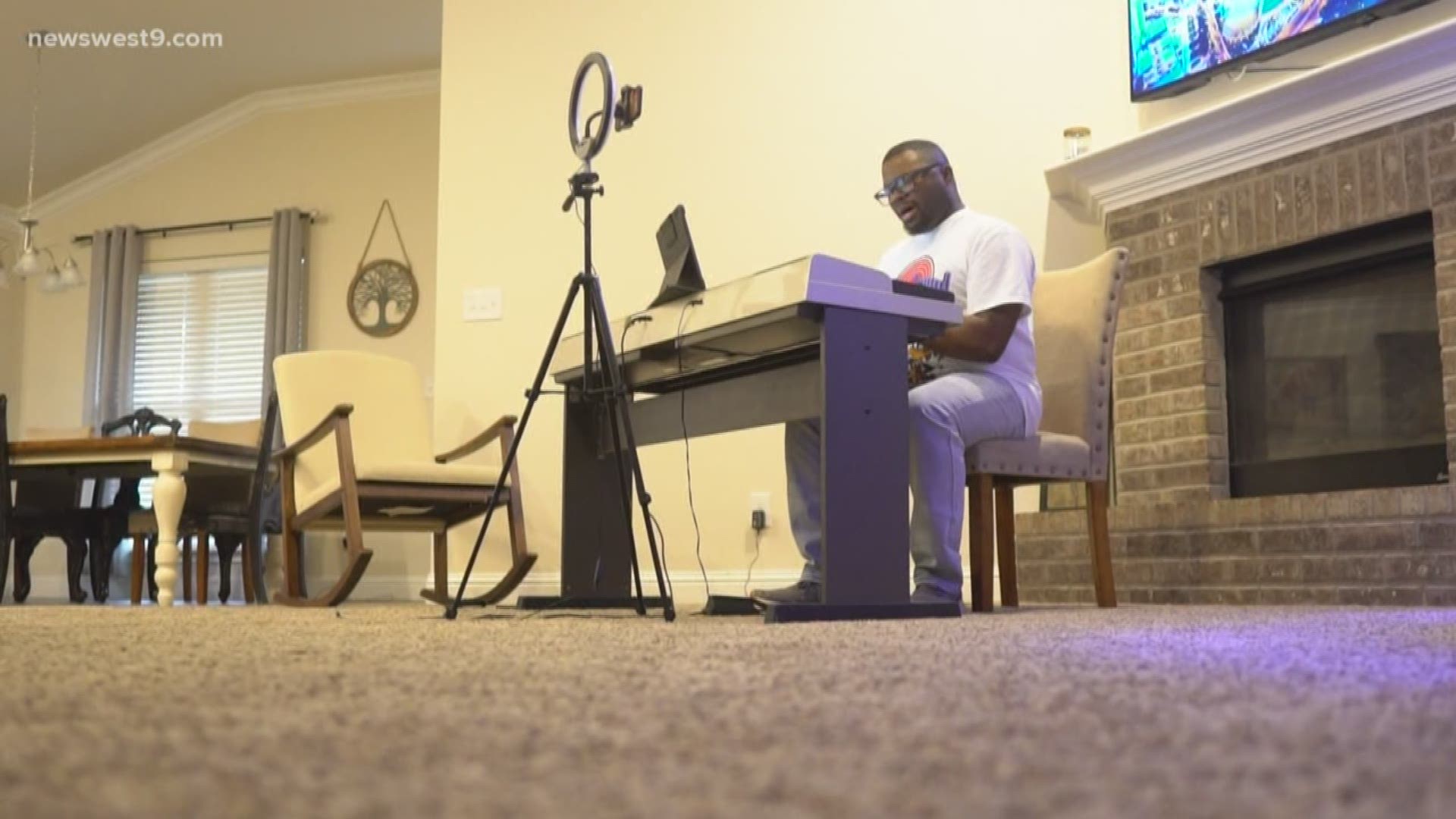 Albert Hall, Youth Minister at First Baptist Church in Stanton, uses his voice to reach hearts across social media platforms.