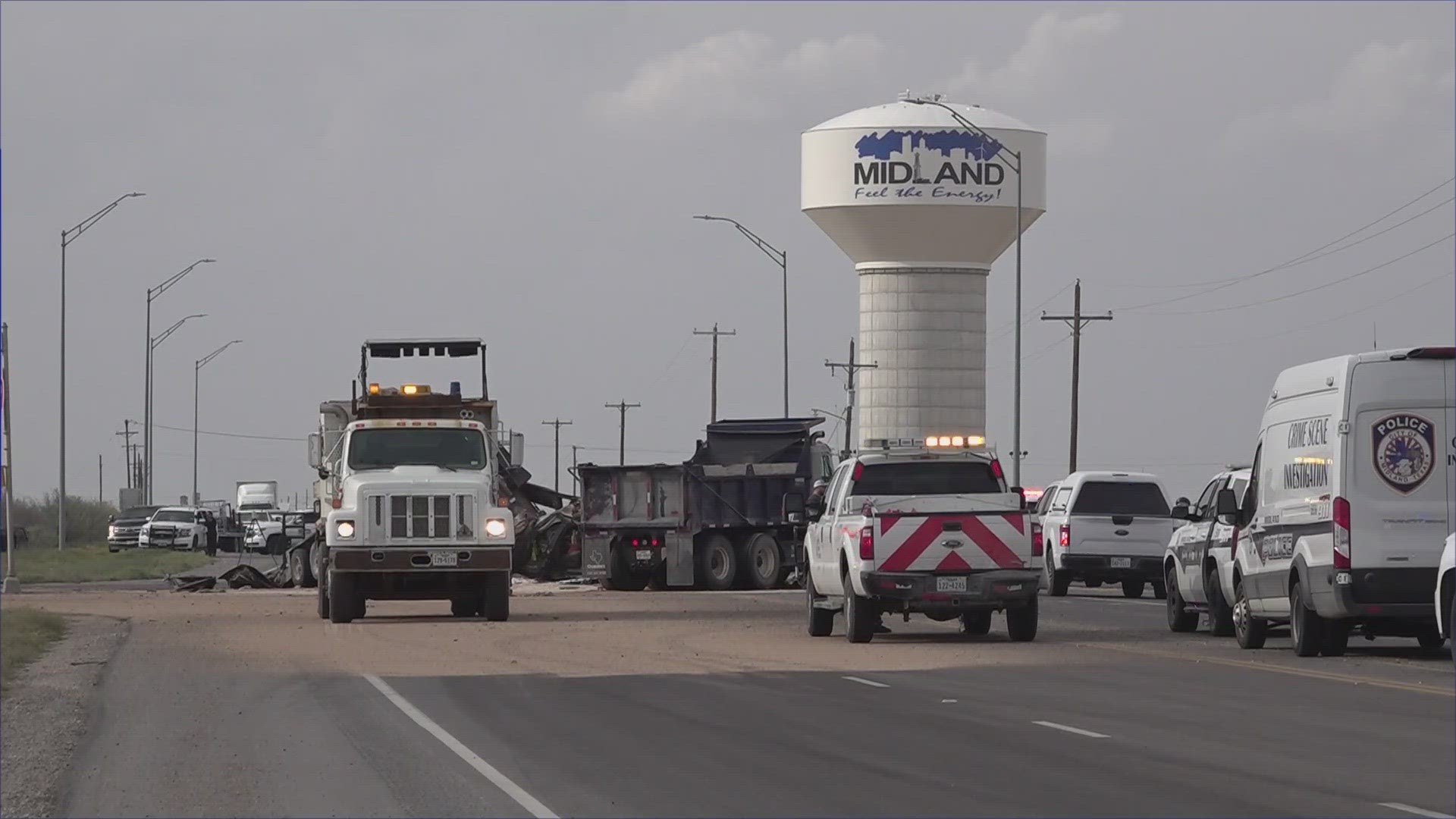 According to the Midland Police Department, a dump truck failed to yield the right of way to a Ford F-350 traveling southbound on SH 349, causing a fatal collision.