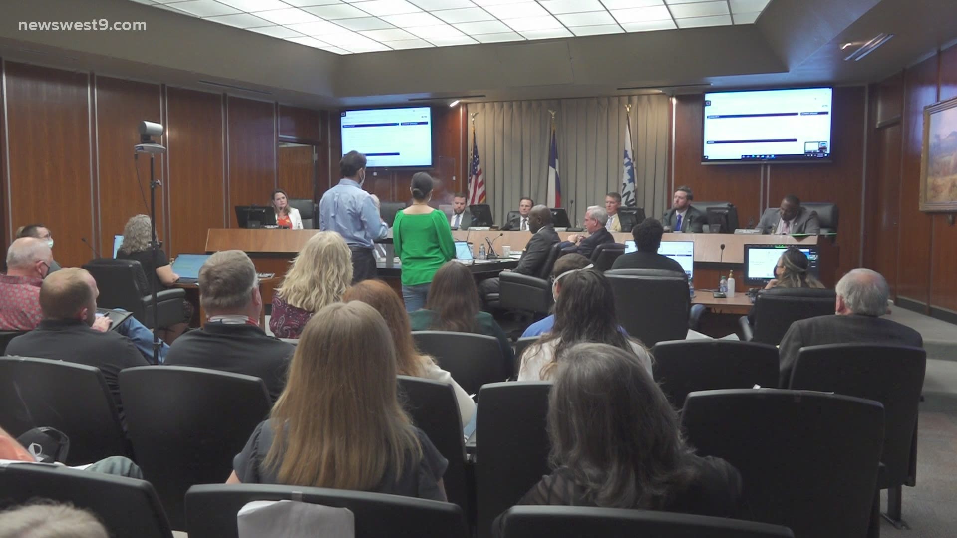 Midland city council members discussed the zoning proposal and dozens of people showed up for public comment to share their thoughts on what the council should do.