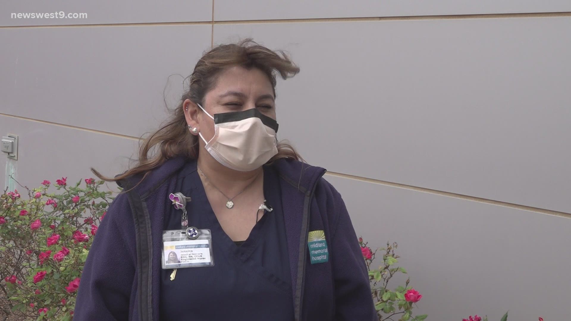 Jessica Herrera is a became a nurse because she wanted to help people but when the pandemic hit last year, she found herself having to make sure that she was okay.