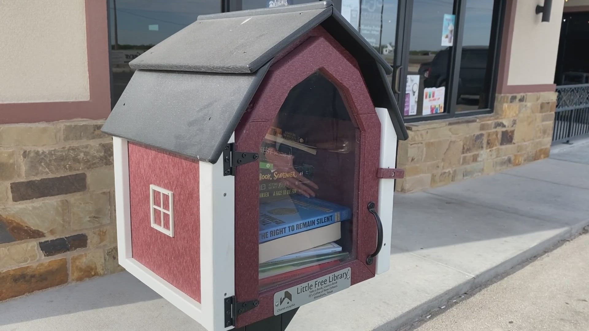 The "Little Free Library" is an incentive to get you or your kids to read.