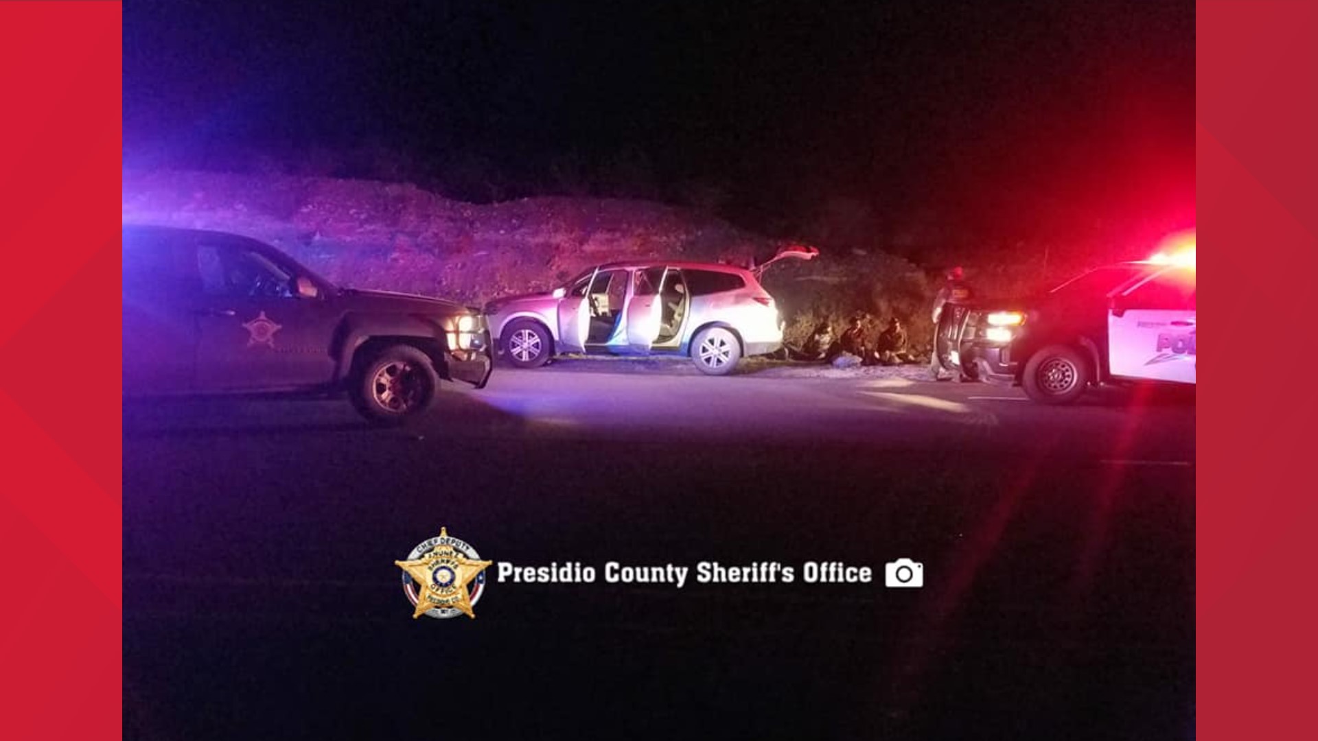 Presidio County Sheriff's Office arrests individuals after high speed