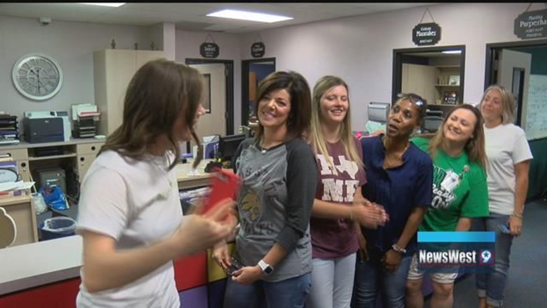 Local organization surprises MISD teacher with classroom gifts