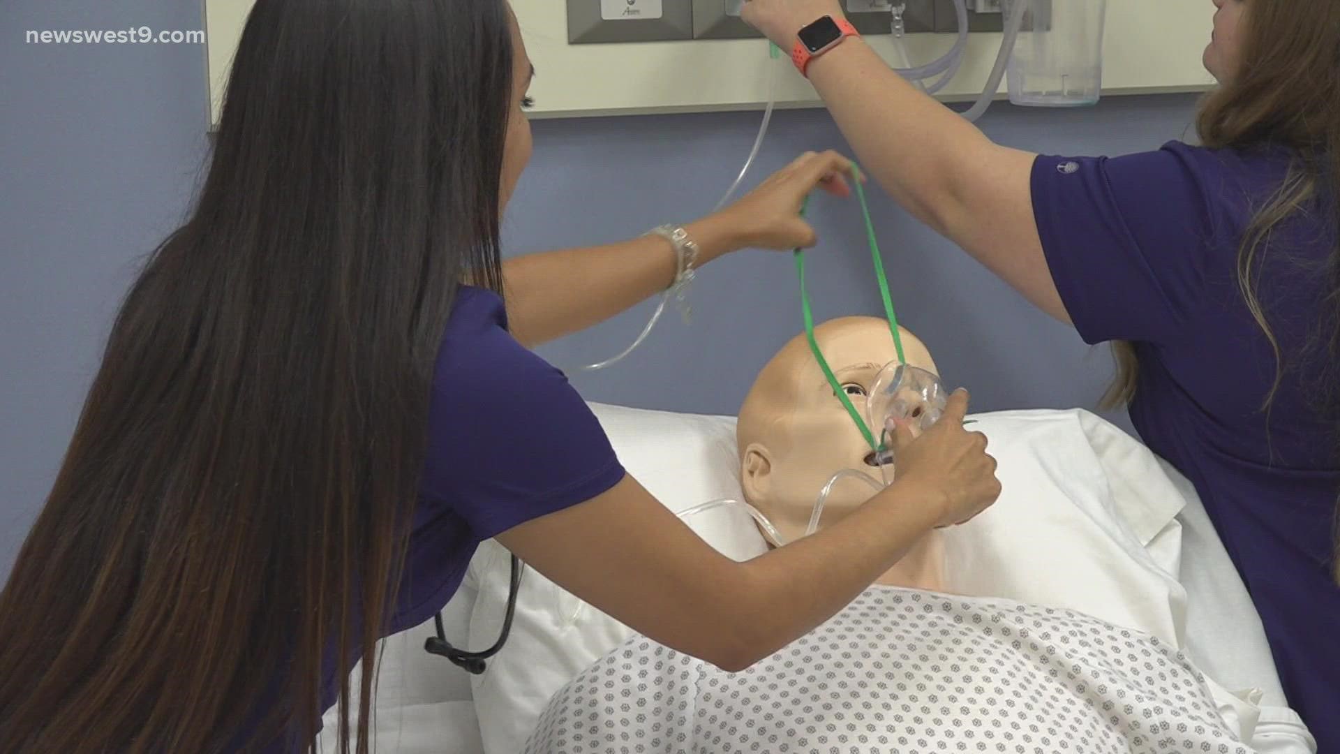 New nurses have been training at Midland College for years to take care of the sick, and now they are ready to help.