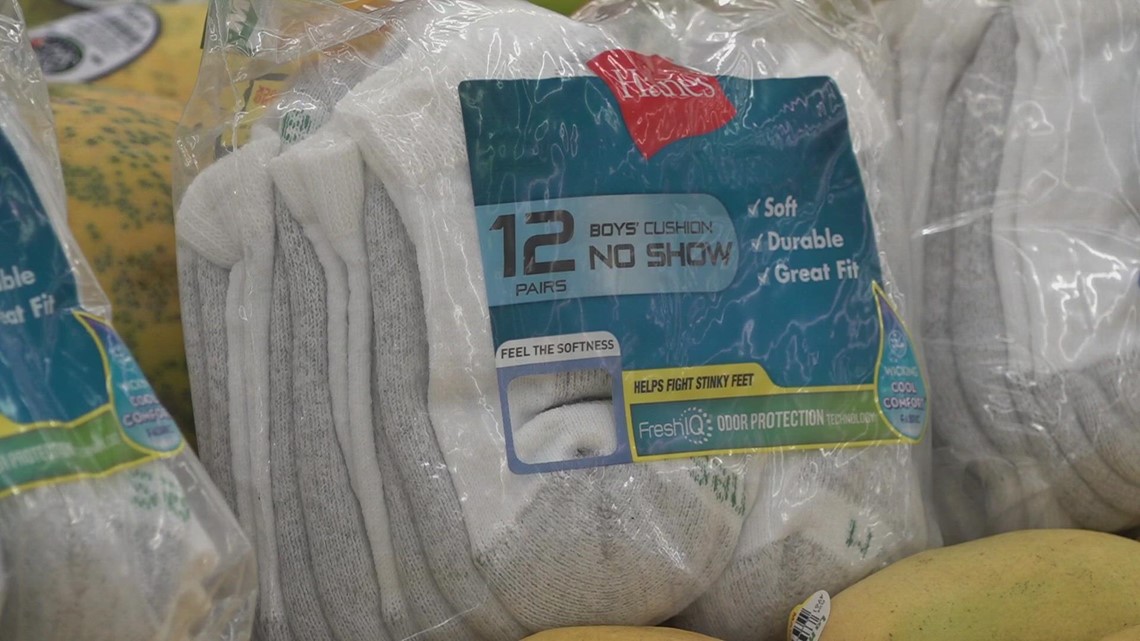 Over 1,000 socks donated to Salvation Army through United Supermarkets