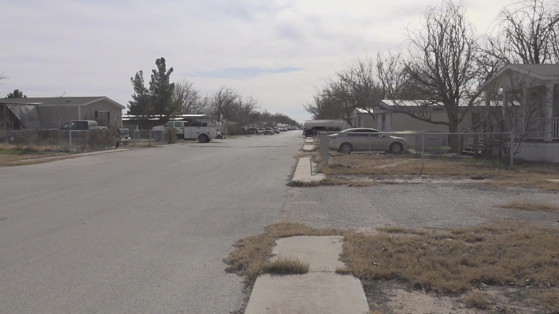 The residents at Airline Crossing don't have any running water and haven't for two days.