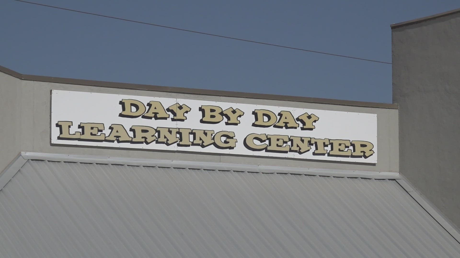 There's one less child care center in Midland now after Day By Day Learning Center had to close its doors.