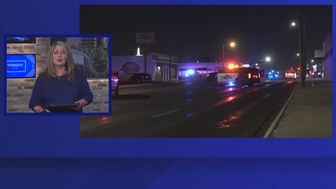 Traffic blocked off on 8th St. in Odessa after fatal car-pedestrian