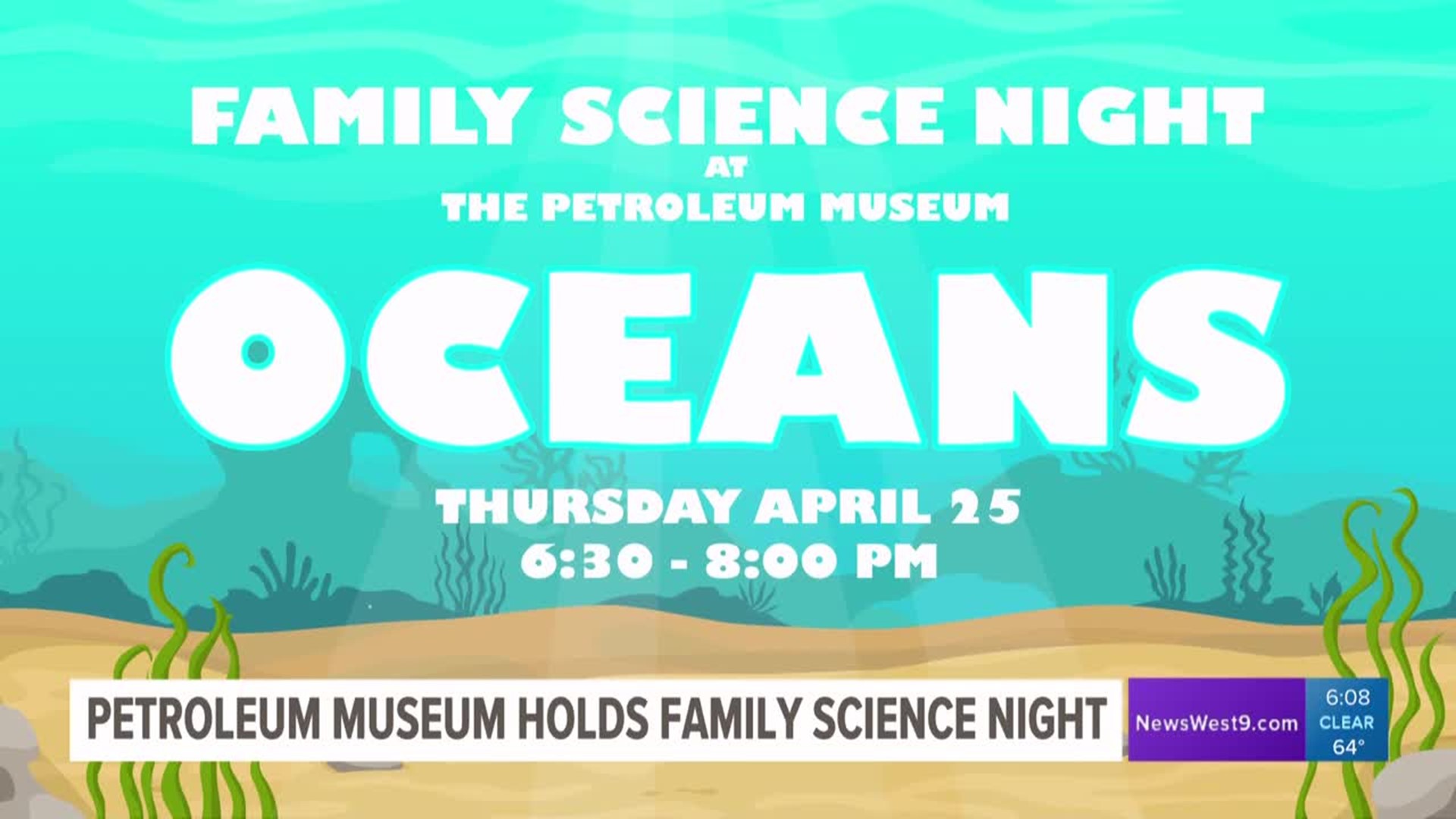 Family Science Night featuring oceanic life