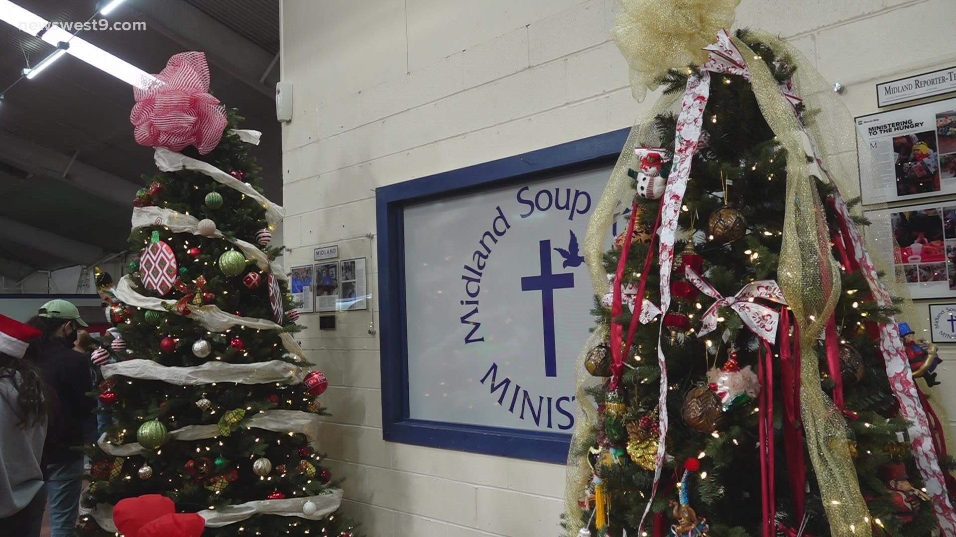 The soup kitchen served a free meal with a side of holiday cheer.