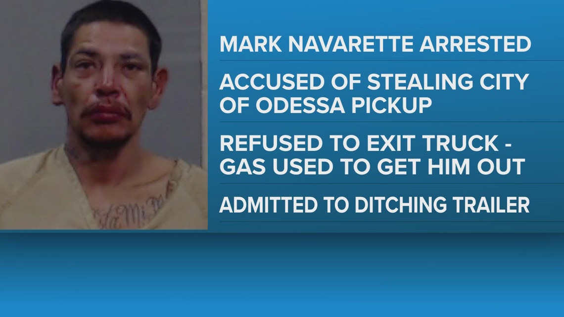 Odessa man arrested after allegedly stealing City of Odessa truck ...