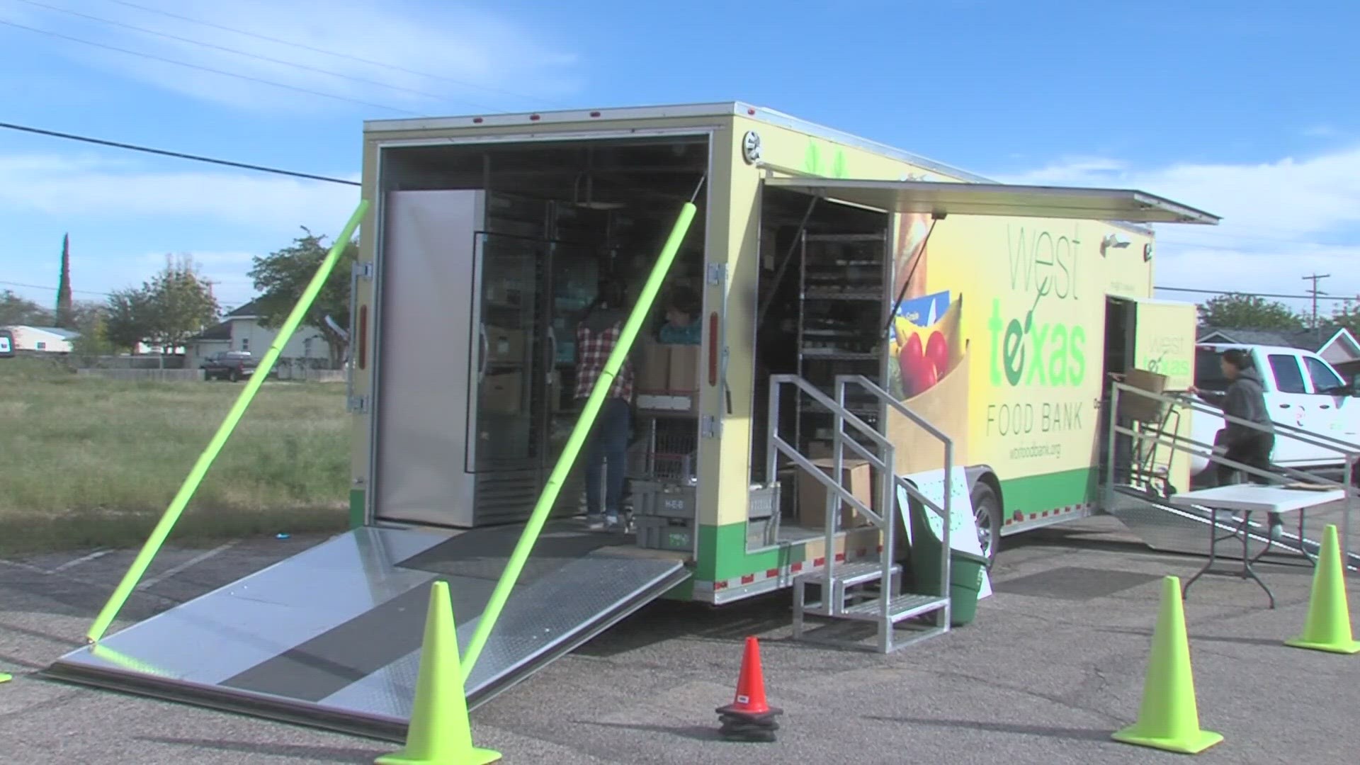 WTFB spoke with NewsWest 9 about how important the mobile food pantry is to their operations.