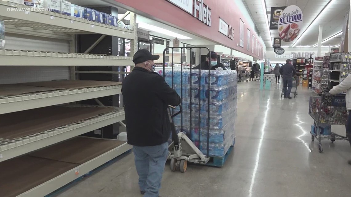 Grocery stores struggling to get supplies delivered due to icy roads