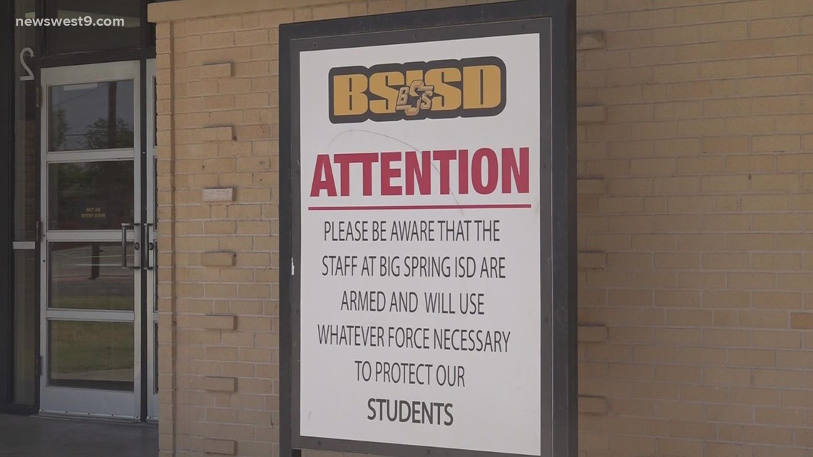 Big Spring Independent School District safety measures include armed staff - Vimarsana News