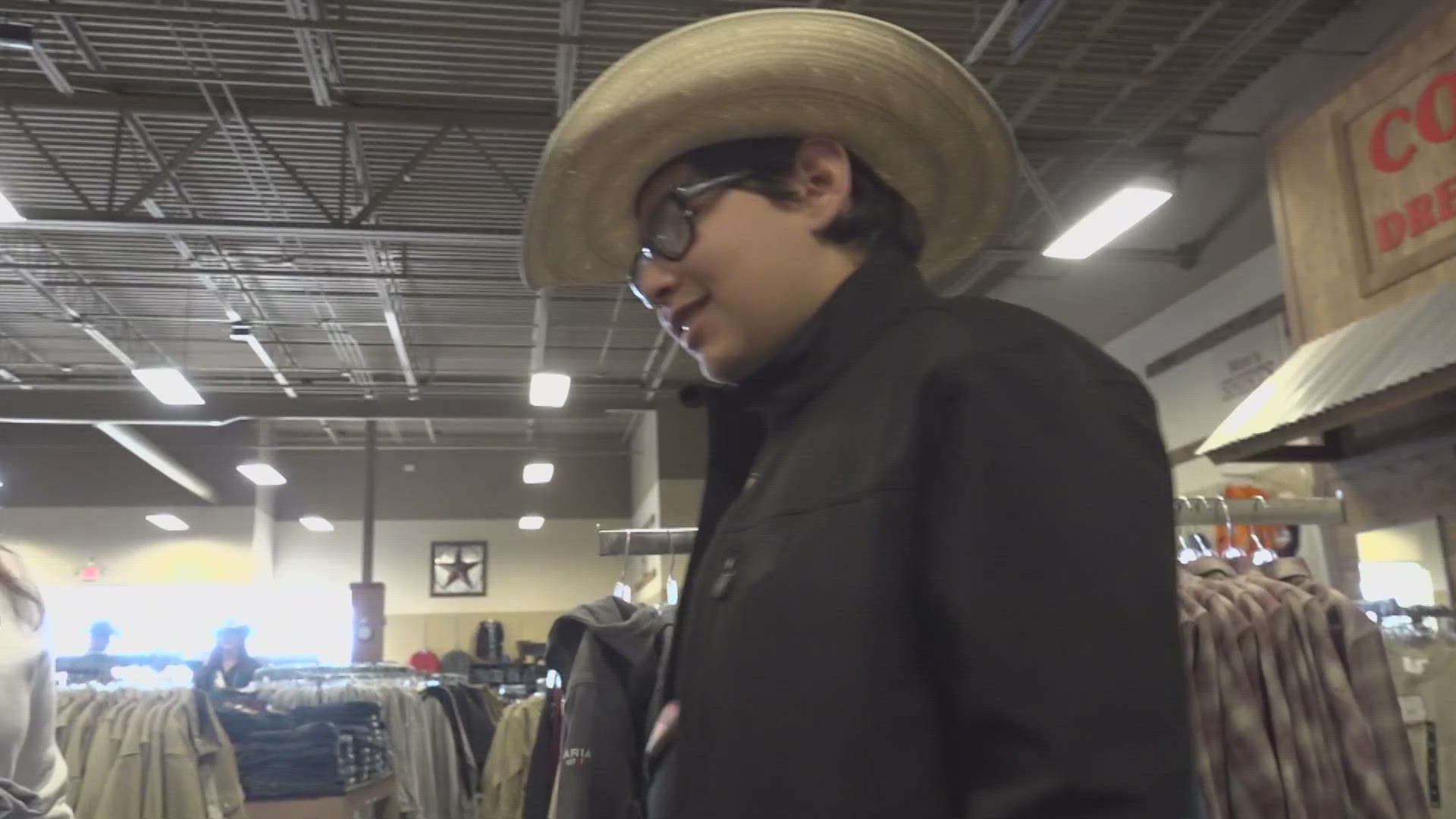 Texas non-profit Ropin' Dreams, which helps out people with special needs, helped one Odessa teen get a new cowboy outfit.