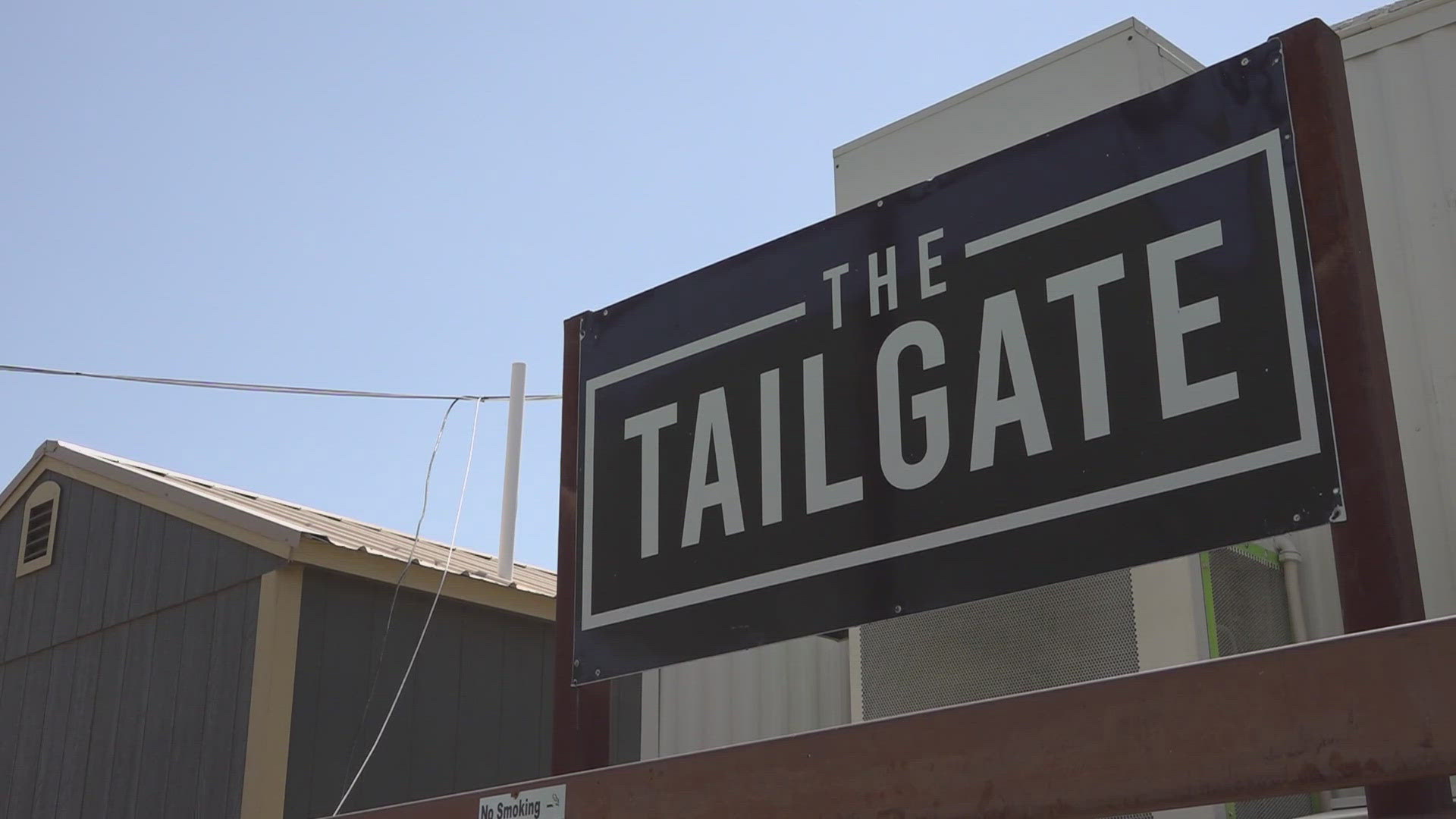 The Tailgate added in a new parking lot to replace their old dirt parking lot.