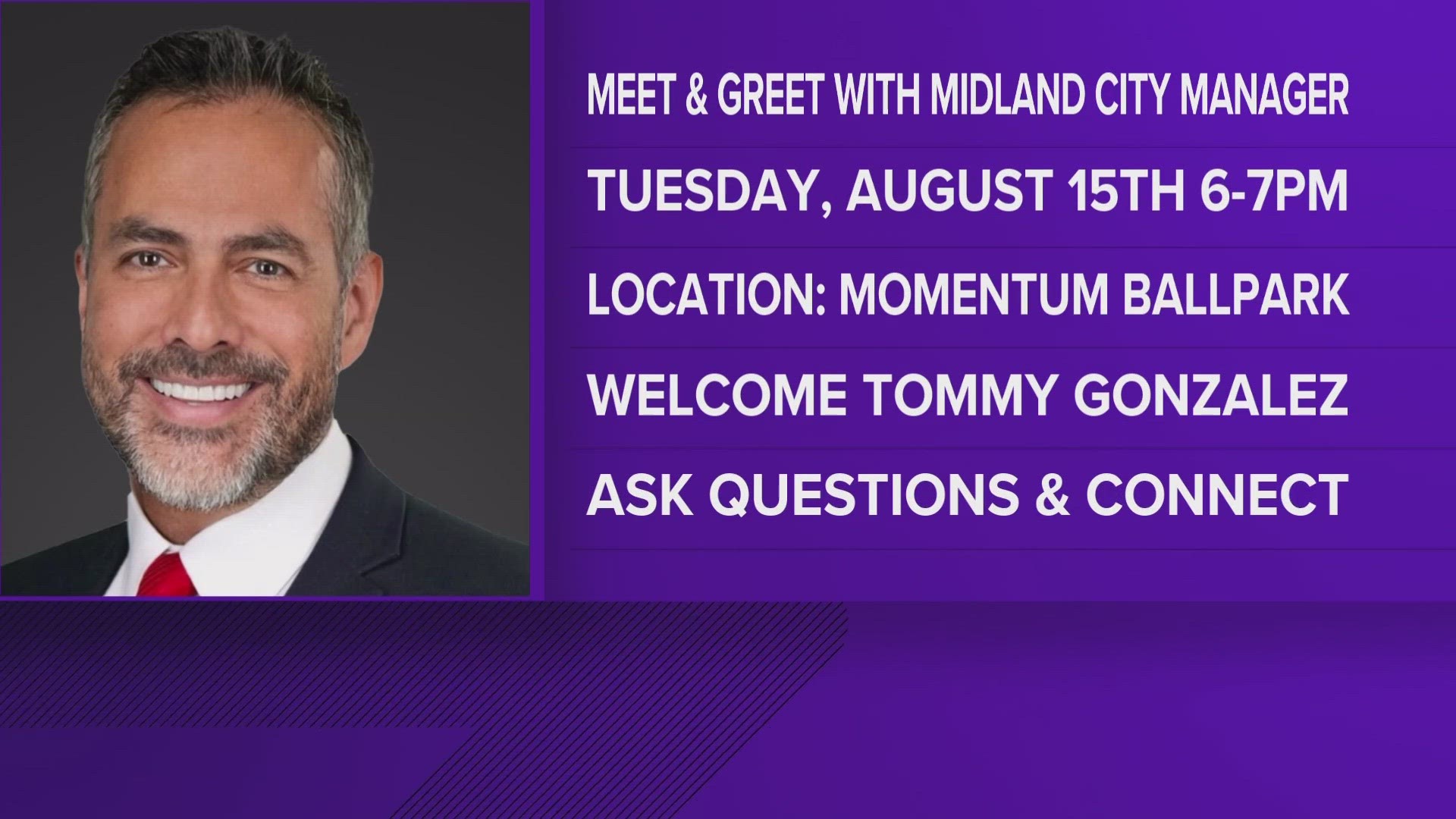 Midland City Manager Tommy Gonzalez to host 'Meet & Greet' on August 15 ...