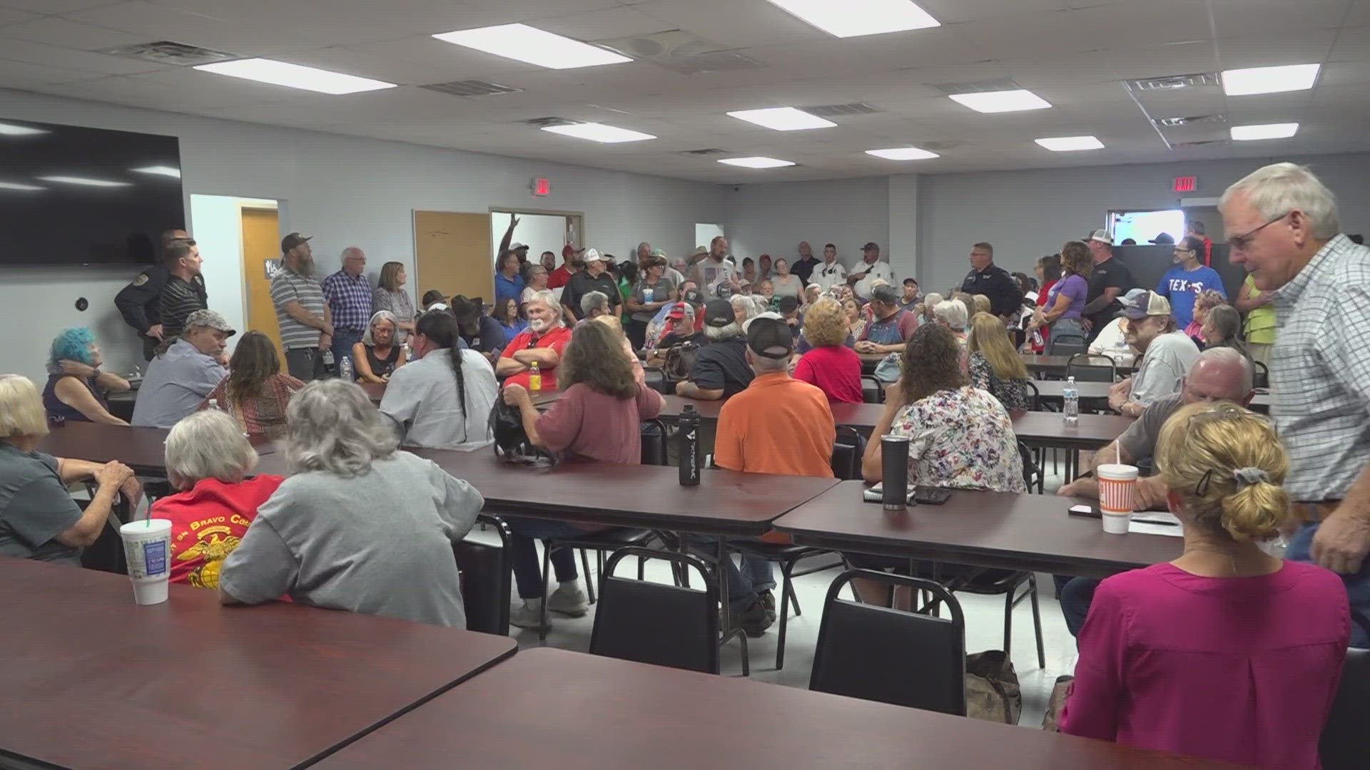 Ector County Judge Dustin Fawcett answered many questions from the community. Concerns ranged from Fire and EMS to roads, with the upcoming budget also key.