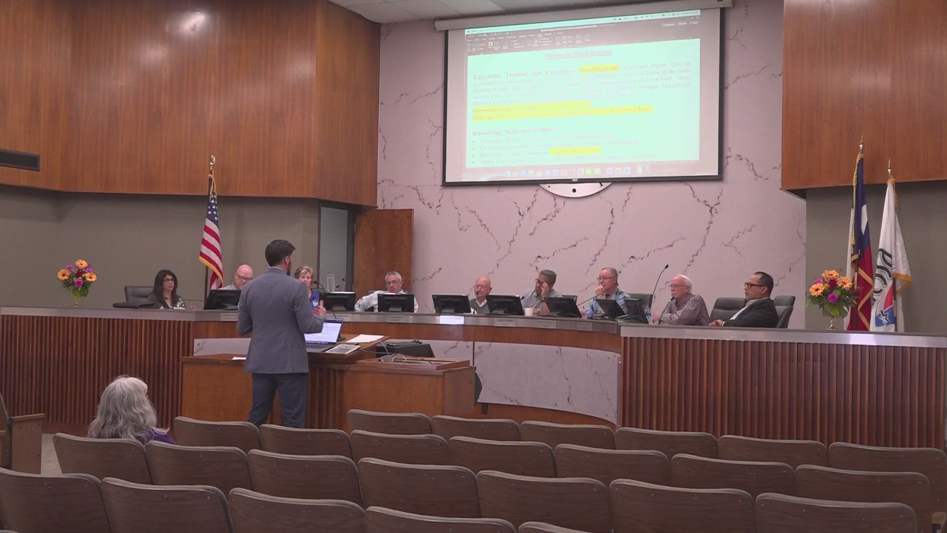 The Odessa City Council -- serving as the benchmark committee -- approved the description, and will now allow the T2 Professional Consulting Firm to start searching.